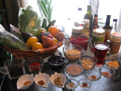 Raw food ingredients